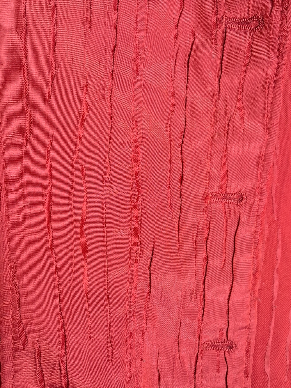 Ruby Rd. Textured Red Button-Front Jacket - Picture 4 of 6